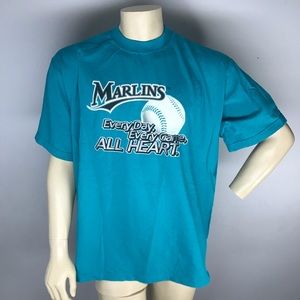 Vintage Florida Marlins Mens Tee Shirt Large